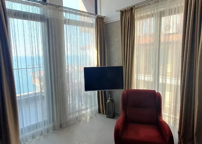 злато изглед море Апартамент